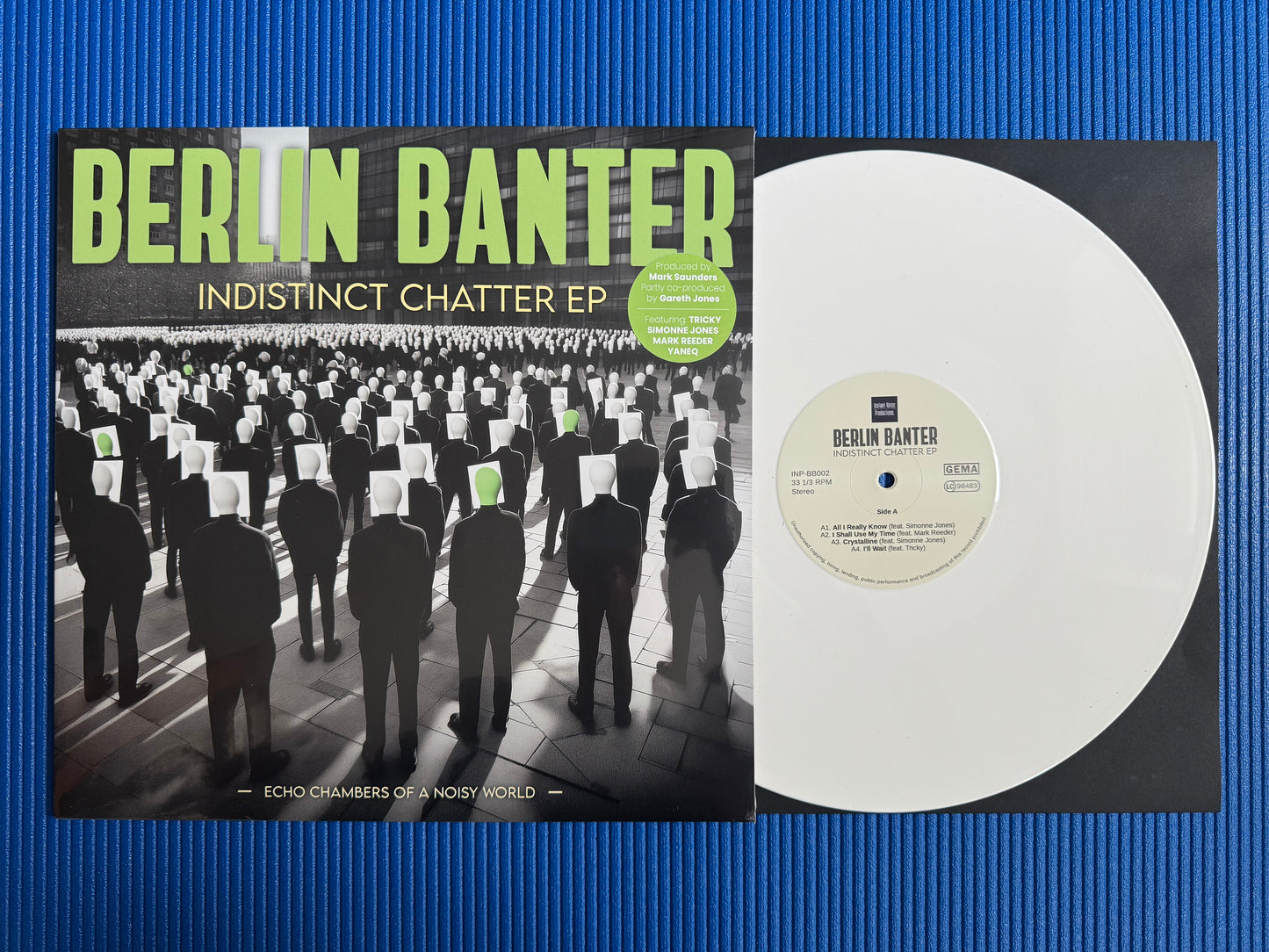 Berlin Banter - Indistinct Chatter EP (WHITE Vinyl)