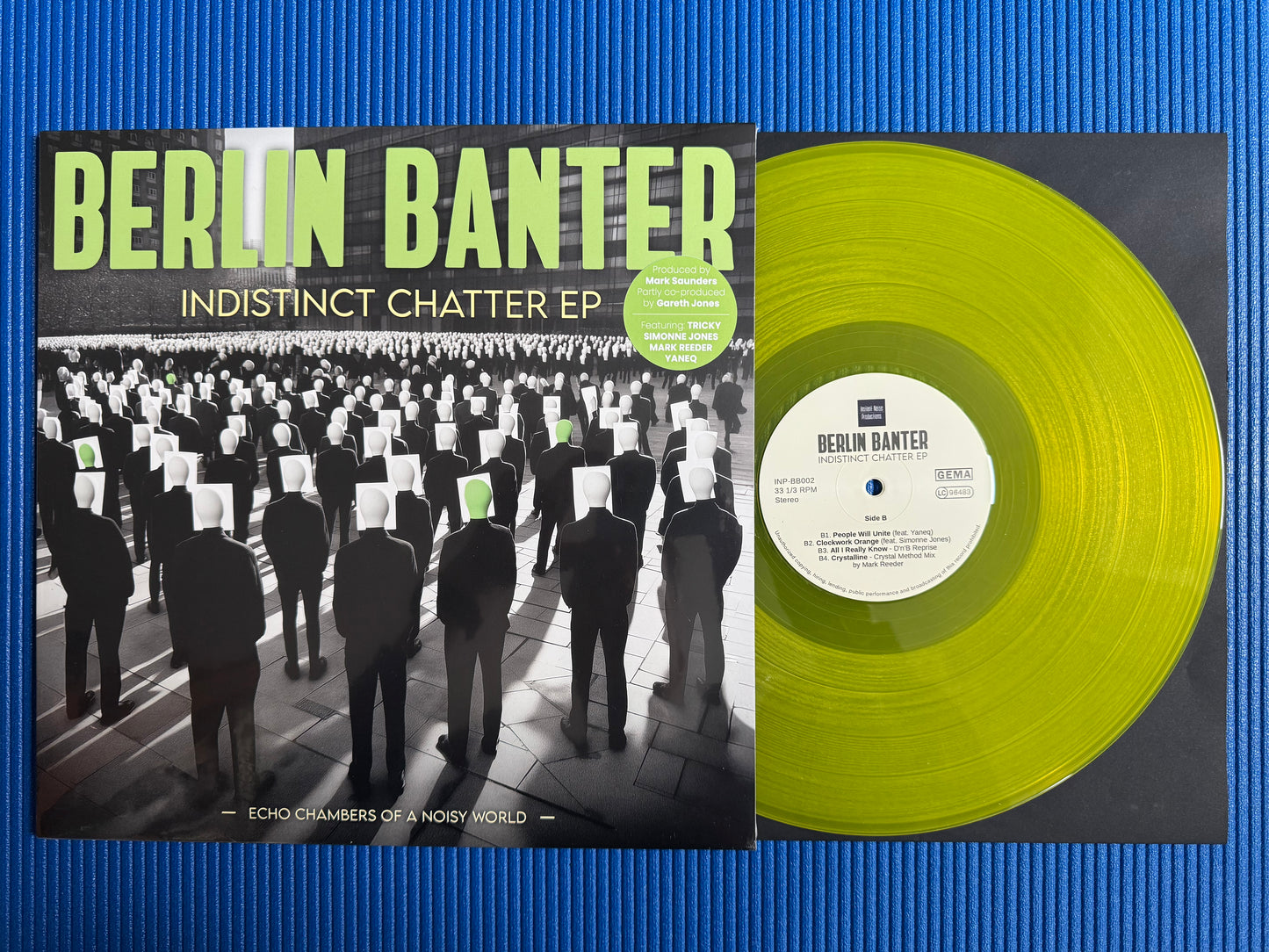 Berlin Banter - Indistinct Chatter EP (GREEN Vinyl)